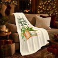 thumbnail image 3 of Thanks for helping me grow potted plants hearts cream Flannel Blanket for sofa bedroom classroom cozy lounge Home Decor teacher appreciation plant lover Gift for mentors, 3 of 9