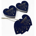 thumbnail image 5 of Inkdotpot 50 Pack Real Gold Foil Paper Tag Hugs & Kisses From The Wedding Favor Hang Tag, 5 of 6