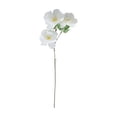 thumbnail image 2 of AUNVITO Artificial 3-Head Peony Flower Stalk Insert, Faux Silk Bloom Floral Pick for Home Vase Table Centerpiece Decor, 1pc, 2 of 6