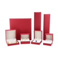 thumbnail image 2 of Caja de joyería de ángulo recto rojo de alta gama con transmisión en vivo con colgante de productos, collar, caja de anillo, embalaje de regalo de joyería de oro, 2 of 5