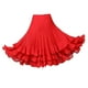 thumbnail image 4 of Elegante falda de baile latino flamenco, vestido largo de entrenamiento de tango. Rojo., 4 of 8