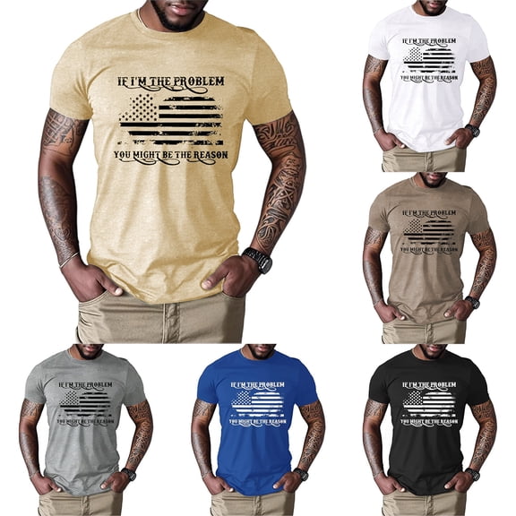 Mens T Shirts Multipack Casual Loose Fit Crew Going Out Tee Tops Casual Shirt Summer Classic Basic Lightweight Fashion Tees
