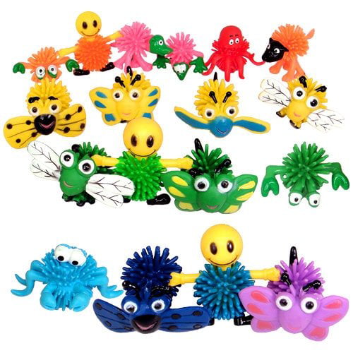 Rhode Island Novelty 50 Pc 2 Hedge Ball Character Assortment Toy Activity  Play