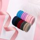 thumbnail image 5 of Diadema para niña, 20 gomas elásticas para coleta / 30 diademas de cuerda sin costuras, diadema pequeña, fijación mini, color suave, accesorios que no dañan el cabello, mezcla para bebés, 5 of 5