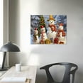 thumbnail image 3 of Nawypu New Year Xmas Eve Party - Christmas Snowman Canvas Art Poster And Wall Art Picture Printing Decor Modern Home Bedroom Living Room Office Classroom Decoration Posters, 3 of 4