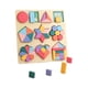 thumbnail image 2 of Rompecabezas de Formas de Madera, Juguetes para Niños, Desarrollo Educativo, Juguetes Sensoriales únicos para Jardín de Infantes para Niños Y Niñas, R Estilo A, 2 of 7