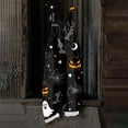 thumbnail image 5 of JULMCOMO Halloween Jumpsuits for Women Cotton Linen Pumpkin Cat Ghost Printed Spaghetti Strap Holiday Outfits Plus Size Loose Cute Print Jumpsuits Black XL, 5 of 5
