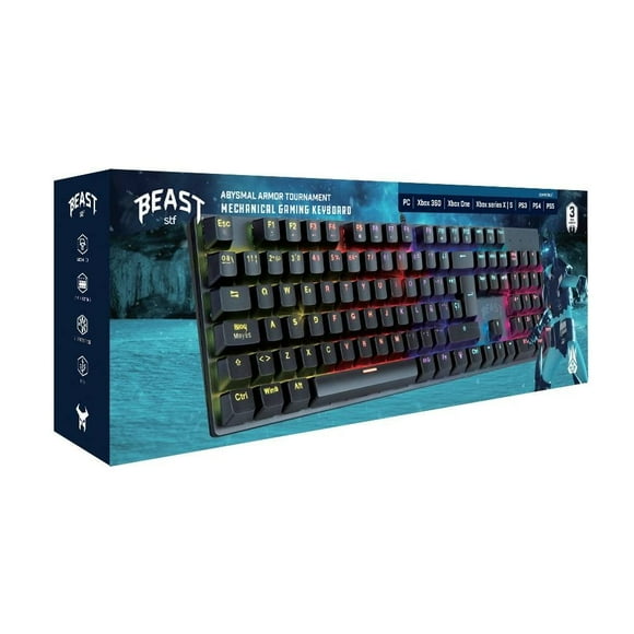 Teclado Gaming STF Abysmal Armor Tournament Negro