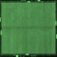 thumbnail image 1 of Ahgly Company Indoor Square Abstract Emerald Green Modern Area Rugs, 5' Square, 1 of 4