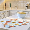 thumbnail image 6 of Dish Drying Mat Microfiber Kitchen Pad Large Counter Absorbent Dish Mats Drainer Rack 16"x18" Autumn Maple Leaves, 6 of 7