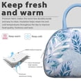 thumbnail image 4 of Tropical Plant Lunch Bag for Women – Colorful Botanical Pattern, Insulated and Leakproof Tote for Summer, Work, or Beach Vacation, 4 of 4