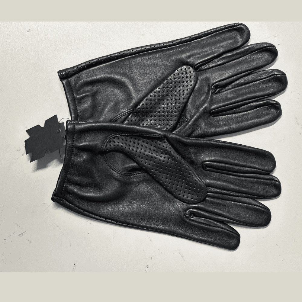 Genuine Motorcycle Leather Gloves Men's Leather Driving Gloves 2X-Large