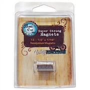 BCI Crafts Vintage Magnets Discs 12/Pkg-0.5"