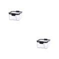 thumbnail image 1 of Matsuzay Tanque de almacenamiento de alimentos apilable, latas selladas multiusos, contenedor transparente de plástico, granos, aperitivos de 460ml 2piezas, 1 of 6