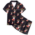 thumbnail image 1 of WEAIXIMIUNG Ensemble de Pyjama et Short en Denim à Manches Courtes pour Filles 4-5 Ans, 1 of 6