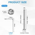 thumbnail image 3 of Uxcell 30-Pack M3 x 35mm Hex Socket Head Cap Screws Bolts, 304 Stainless Steel Machine Bolt Full Thread Precision Fasteners, 3 of 7
