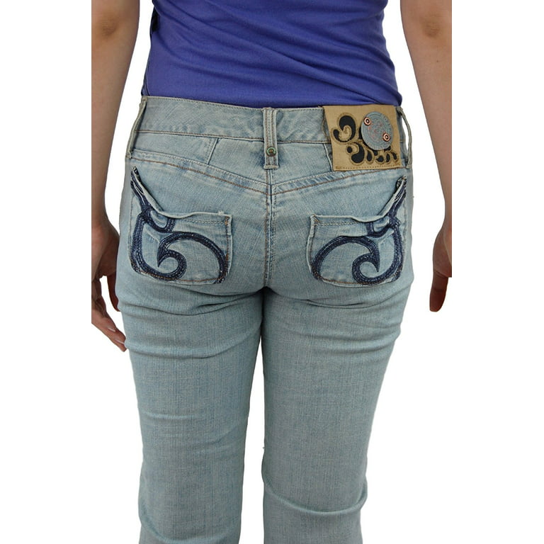 Microbe Taxpayer Drivkraft House Of Dereon Women Denim Cropped Jeans Capri Blue size-24 - Walmart.com