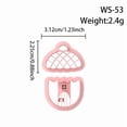 thumbnail image 4 of 1 molde de arcilla suave de animal, pendientes DIY, herramientas hechas a mano, molde for pendientes creativo, 4 of 4