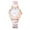 Khaki, variant on Ausyst Watch for Women Fashion Watch Clock Stainless Steel Casual Dress Wrist Crystal Jewelry
