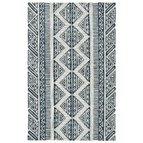 SAFAVIEH Metro Andrew Diamond Area Rug, Blue/Ivory, 8' x 10'