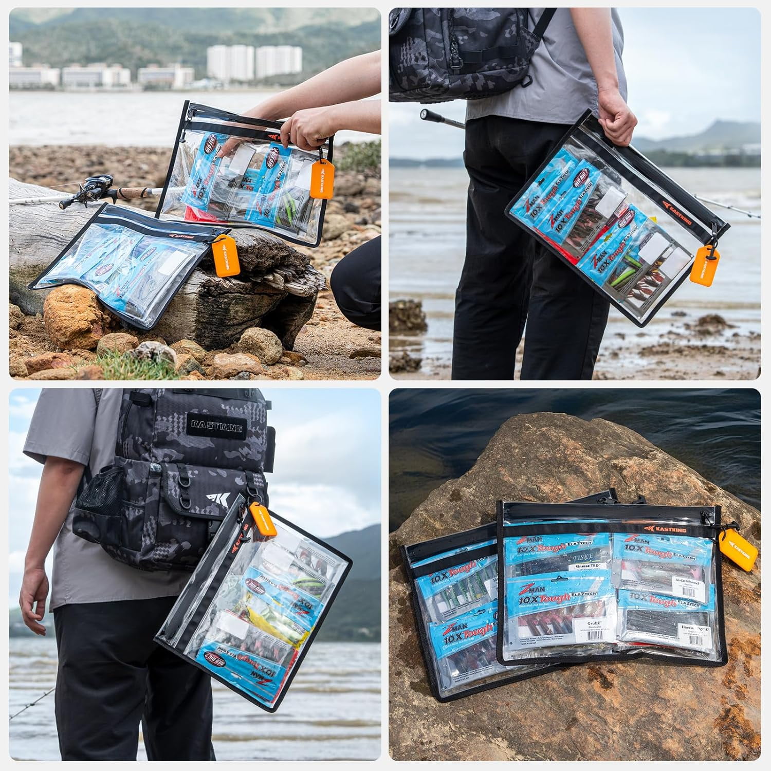 KastKing Tackle Storage Bag, Sealed Edges,Durable & Tough Build-BaitShield