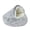 A003- Gray, variant on Enclosed Cat Cave Bed, Cave Cat Bed For Indoor Cats, 16 In Long Shag Faux Faux Fur, Cozy Pet Nest, Warm Plush Lining, Mint White Shell Shape, 1 Pc, Cat Houses For Indoor Cats