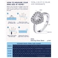 thumbnail image 6 of MomentWish 1Carat Simulated Diamond Engagement Ring Bridal Ring Anniversary Valentines Day Jewelry Gifts for Her Mom Wife Girlfriend-Size7.5, 6 of 9