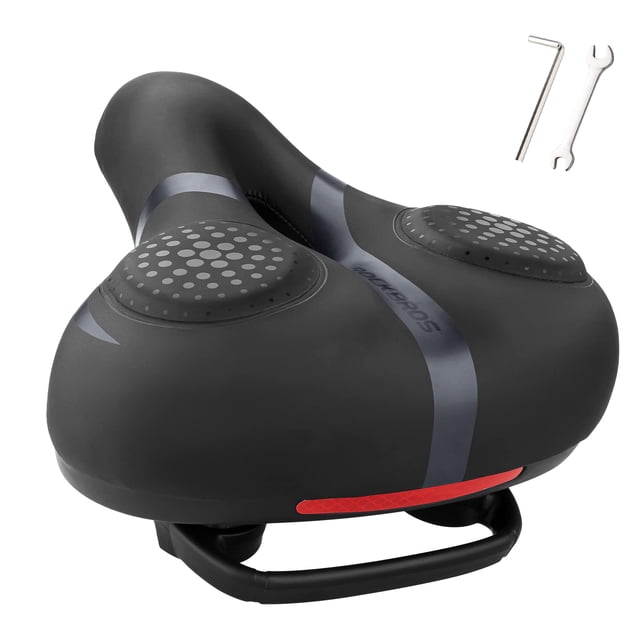 Asiento de bicicleta ROCKBROS Comfort Wide Gel de repuesto impermeable