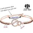 thumbnail image 2 of Zuo Bao Military Mom Wife Bracelet Lord Protect Him While He Protects Us Gift for Soldier Military Wife/Mom(RG), 2 of 6