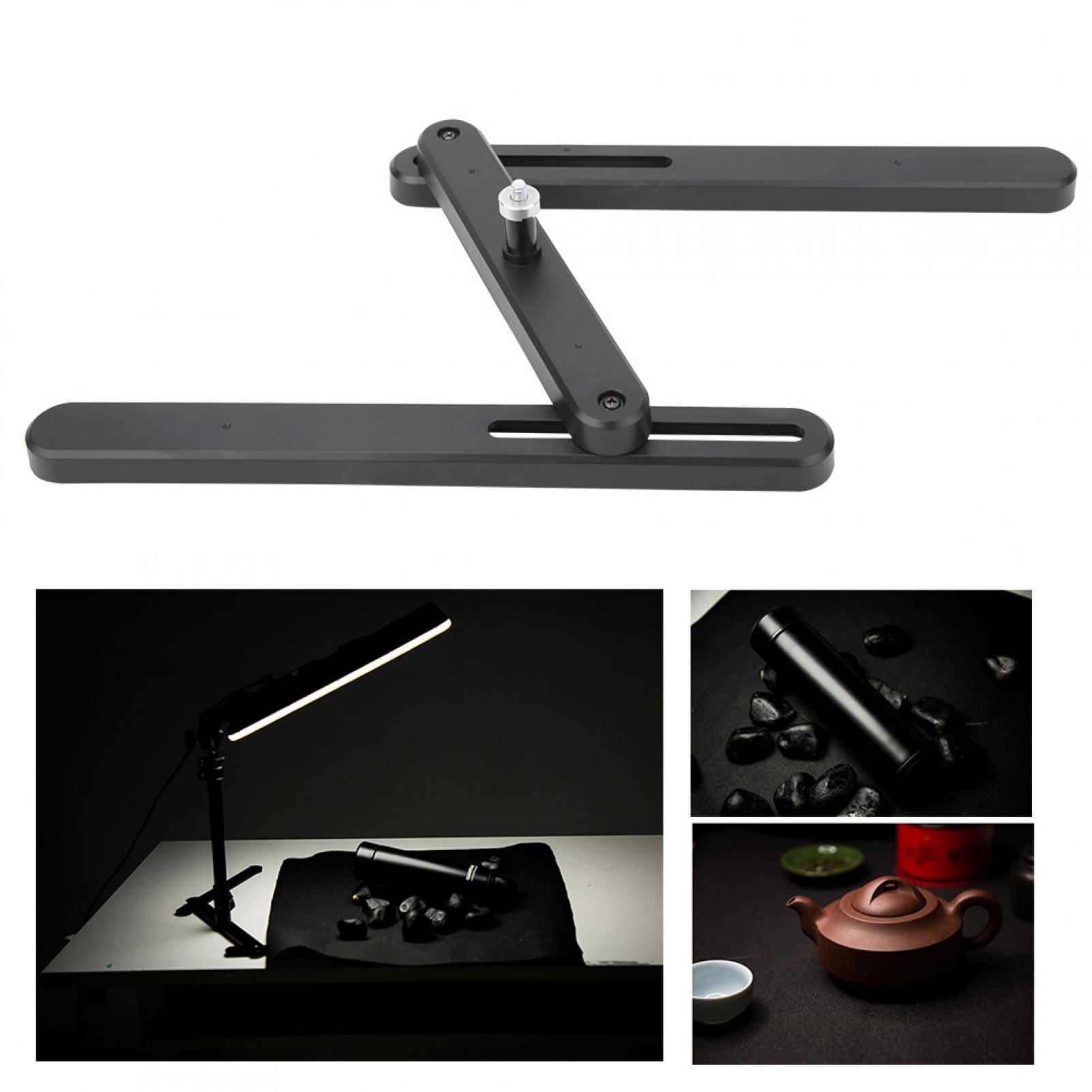 ESTINK Mini Foldable Table Tripod Stand LED Light Desktop Bracket For