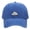Washed Cap-Blue, variant on Cute Cloud Embroidered Adult Washed Baseball Cap, Adjustable Unstructured Dad Hat for Outdoor Casual Daily Wear