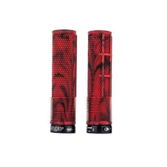 Dmr Brendog Flanged Deathgrip - Thin Marble Red, 29.8Mm