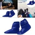 thumbnail image 4 of Acampar Al Aire Libre Zapatillas De Plumón De Pato Calcetines Calzado Bota Cálida Botines Azul M Sunnimix Pantuflas Blancas De Plumas, 4 of 7