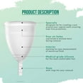 thumbnail image 4 of Sirona Reusable Menstrual Cup Small | Reusable Period Cup | Tampon and Pad Alternative | For Beginners & Teenagers, 4 of 10