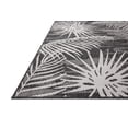 thumbnail image 4 of Indoor Outdoor Rug 4x6, Reversible, Loloi Easton Ivory / Onyx (4' x 6'), 4 of 7