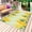 Yellow Green, variant on Spring Floral Outdoor Rug for Patio/Deck/Porch, Non-Slip Large Area Rug 6 x 9 Ft, Yellow Flowers Green Leaves Botanical Blue Indoor Outdoor Rugs Washable Area Rugs, Camping Rug Carpet Runner