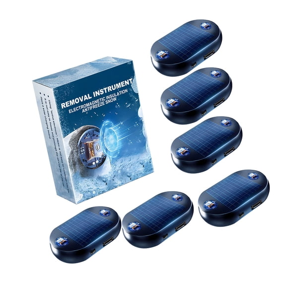 Car Glass Deicer Car Snow Remover Auto Ice Prevention Tool Features Electromagnetic Resonance for Freezing Temperatures