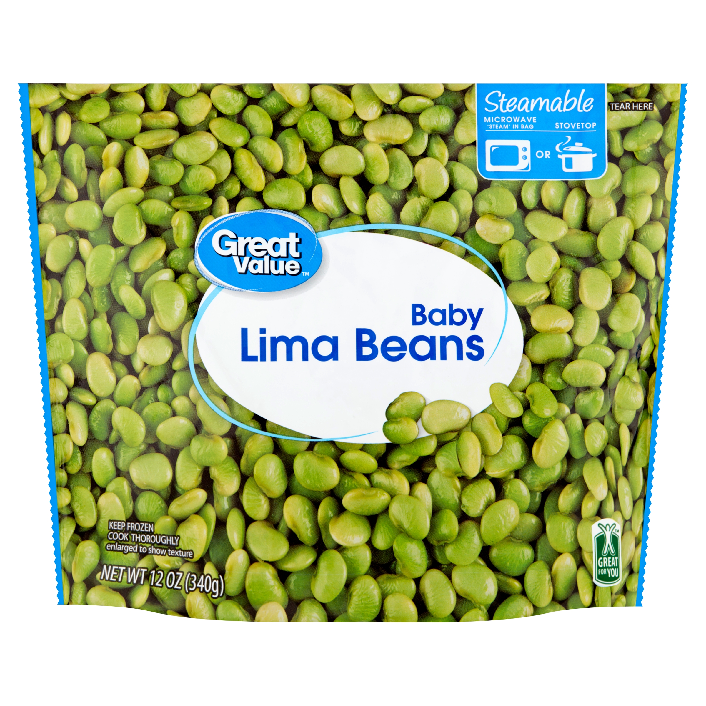 Great Value Steamable Baby Lima Beans 