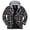 Black-2, variant on Men's Sherpa-Lined Flannel Hoodie Jacket - Warm Zip-Up Layer for Cold Weather - Classic Fleece Plaid Pattern - Perfect for Hiking, Camping, & Everyday Winter Wear - Durable & Fashion-Forward