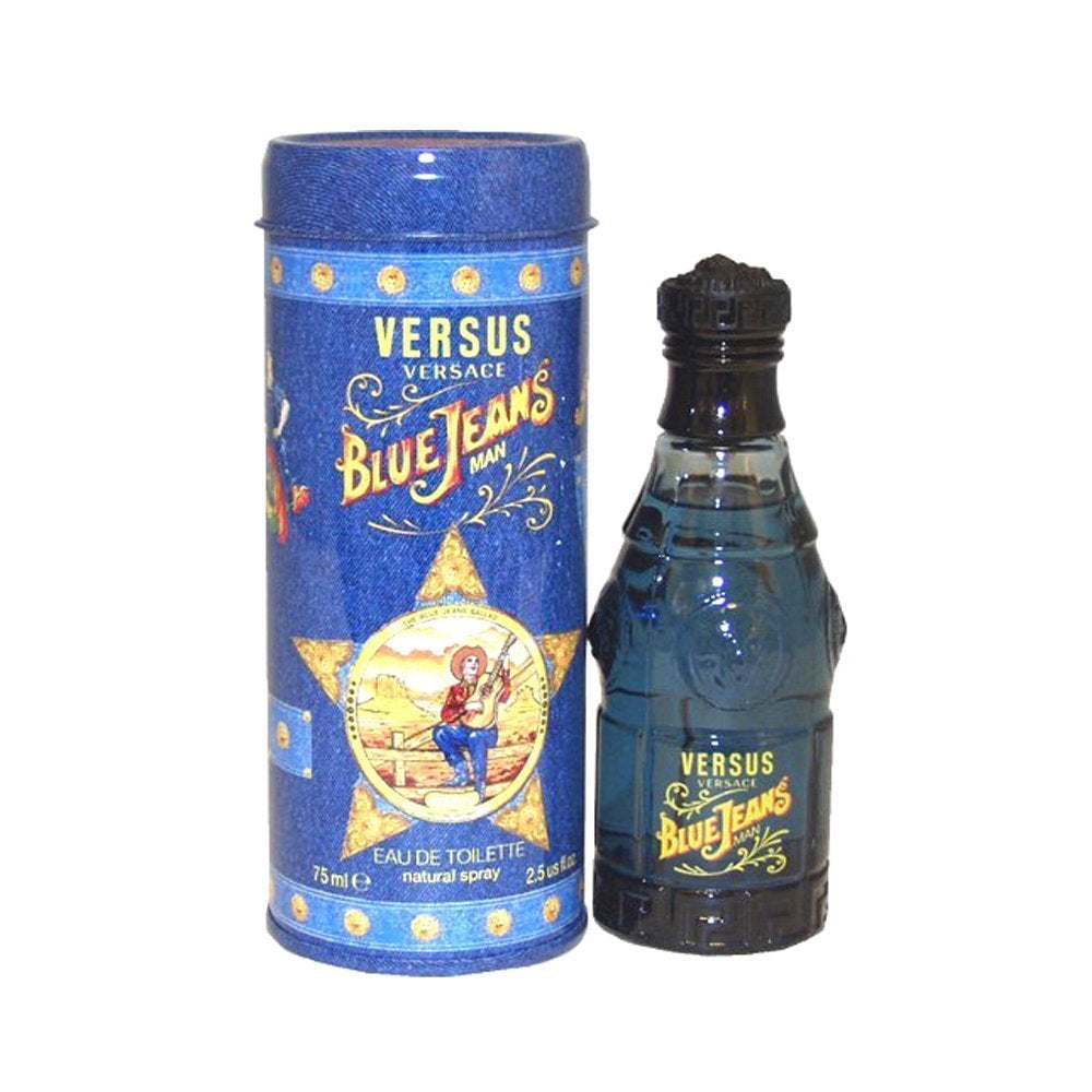 Versace Blue Jeans Man Eau Toilette Spray 2.50 oz (Pack of 4) - Walmart.com