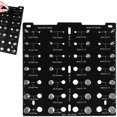 thumbnail image 2 of Grusce Nut and Bolt Thread Checker Set Aluminum Alloy 28 Thread Identifier Gauge Imperial and Metric Size Screw Size and Thread Gauge Measuring Tool Bolt Nut Identifier Board for Nut Bolt, 2 of 8