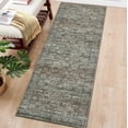 thumbnail image 3 of Garvee 2'x6' Vintage Runner Rugs, Machine Washable Indoor Rug Non-Slip Carpets for Hallway Kitchen Entryway Bedroom Farmhouse, Low Pile Traditional Distressed Rugs, Green, 3 of 9