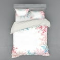 thumbnail image 2 of Ambesonne Winter Bedding Set 3 Pcs, Winter Inspired Pastel, Twin, Coral Blue Pale Green, 2 of 3