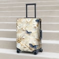 thumbnail image 6 of Hirioo Elegant Butterflies And Pearls for Elasticity Suitcase Cover (No luggage Included) Durable Luggage Protector Fits 18-32 Inch Luggage-X-Large, 6 of 7