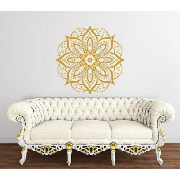 New Mandala Wall Decal Namaste Lotus Flower Vinyl Sticker Boho Decor
