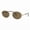 Gold (Brown), variant on Oval Sunglasses Retro Small Frame UV400 Unisex Vintage Shades Gold, Black
