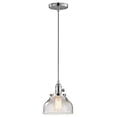 thumbnail image 1 of Kichler 43850CH Avery 100W 1 Light Mini Pendant, Chrome, 1 of 8