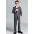 thumbnail image 2 of Lycody Boy's Formal Suit Set 3 piece Slim Fit Kids Tuxedo Suits for Wedding Teen Toddler Boy Dress Suit Outfit, 2 of 6