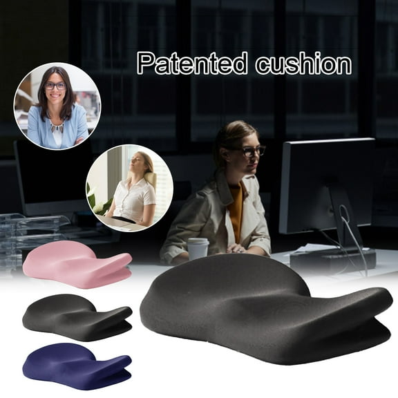 1X Seat Cushion Enhanced Seat Cushion - - Office Chair Car Seat Cushion - Sciatica & Back Pain Relief Cushion
