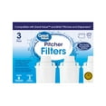 thumbnail image 3 of (2 pack) Great Value Water Filters, Fits Great Value & Brita Pitchers, Replacement 3 Pack, 3 of 16
